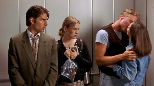 Woman in Elevator
